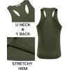 imageCOOFANDY Mens 3 Pack Workout Tank Tops Quick Dry Gym Sleeveless Muscle T Shirts Y Back Athlectic Tank Bodybuilding TopBlackArmy GreenWhite