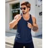 imageCOOFANDY Mens 3 Pack Workout Tank Tops Quick Dry Gym Sleeveless Muscle T Shirts Y Back Athlectic Tank Bodybuilding TopBlackBlue VioletLight Grey