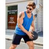 imageCOOFANDY Mens 3 Pack Workout Tank Tops Quick Dry Gym Sleeveless Muscle T Shirts Y Back Athlectic Tank Bodybuilding TopBlackBlueRed