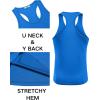 imageCOOFANDY Mens 3 Pack Workout Tank Tops Quick Dry Gym Sleeveless Muscle T Shirts Y Back Athlectic Tank Bodybuilding TopBlackBlueRed