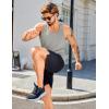 imageCOOFANDY Mens 3 Pack Workout Tank Tops Quick Dry Gym Sleeveless Muscle T Shirts Y Back Athlectic Tank Bodybuilding TopBlackWhiteLight Grey