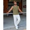 imageCOOFANDY Mens Casual Tank Tops 2 Pack Waffle Knit Sleeveless Shirt Breathable Tank Shirts Summer Muscle TeeArmy Green