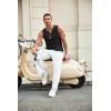 imageCOOFANDY Mens Casual Tank Tops Knit V Neck Sleeveless T Shirts 2 Pack Summer Beach Lightweight Muscle TeeBlackNavy