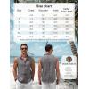 imageCOOFANDY Mens Sleeveless Button Down Beach Shirts Casual Summer Tank Tops Collared Imitation Linen Tank ShirtDark Grey