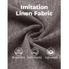 imageCOOFANDY Mens Sleeveless Button Down Beach Shirts Casual Summer Tank Tops Collared Imitation Linen Tank ShirtDark Grey