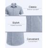 imageCOOFANDY Mens Sleeveless Button Down Beach Shirts Casual Summer Tank Tops Collared Imitation Linen Tank ShirtLight Denim Blue