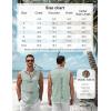 imageCOOFANDY Mens Sleeveless Button Down Beach Shirts Casual Summer Tank Tops Collared Imitation Linen Tank ShirtLight Green