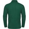 imageCOOFANDY Mens Stretch Muscle Tshirts Long Sleeve Knit Tees Casual Slim Fit Polo ShirtsDark Green