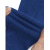 imageCOOFANDY Mens Stretch Muscle Tshirts Long Sleeve Knit Tees Casual Slim Fit Polo ShirtsRoyal Blue