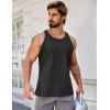 imageCOOFANDY Mens Workout Tank Tops 2 Pack Quick Dry YBack Gym Tank Muscle Training Athletic Sleeveless ShirtsBlack1pcs