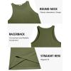imageCOOFANDY Mens Workout Tank Tops 2 Pack Quick Dry YBack Gym Tank Muscle Training Athletic Sleeveless ShirtsBlackArmy Green2pcs