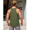 imageCOOFANDY Mens Workout Tank Tops 2 Pack Quick Dry YBack Gym Tank Muscle Training Athletic Sleeveless ShirtsBlackArmy Green2pcs