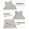imageCOOFANDY Mens Workout Tank Tops 2 Pack Quick Dry YBack Gym Tank Muscle Training Athletic Sleeveless ShirtsBlackLight Grey2pcs