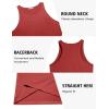 imageCOOFANDY Mens Workout Tank Tops 2 Pack Quick Dry YBack Gym Tank Muscle Training Athletic Sleeveless ShirtsBlackWine Red2pcs