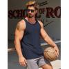 imageCOOFANDY Mens Workout Tank Tops 2 Pack Quick Dry YBack Gym Tank Muscle Training Athletic Sleeveless ShirtsNavy BlueArmy Green2pcs