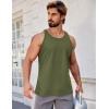 imageCOOFANDY Mens Workout Tank Tops 2 Pack Quick Dry YBack Gym Tank Muscle Training Athletic Sleeveless ShirtsNavy BlueArmy Green2pcs