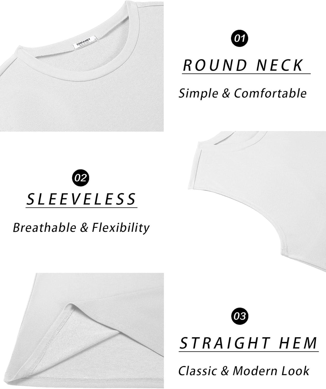 imageCOOFANDY Mens Workout Tank Tops Cotton 3 Pack Soft Muscle Shirt Sleeveless Classic T Shirts Gym Athletic TankBlackWhiteLight Grey