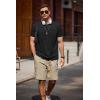 imageCOOFANDY Mens Crew Neck T Shirt Short Sleeve Casual Summer Basic Tee Muscle Slim Fit Workout TShirtBlack