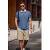 imageCOOFANDY Mens Crew Neck T Shirt Short Sleeve Casual Summer Basic Tee Muscle Slim Fit Workout TShirtBlue