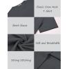 imageCOOFANDY Mens Crew Neck T Shirt Short Sleeve Casual Summer Basic Tee Muscle Slim Fit Workout TShirtDark Gray