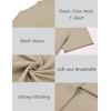 imageCOOFANDY Mens Crew Neck T Shirt Short Sleeve Casual Summer Basic Tee Muscle Slim Fit Workout TShirtKhaki