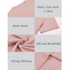 imageCOOFANDY Mens Crew Neck T Shirt Short Sleeve Casual Summer Basic Tee Muscle Slim Fit Workout TShirtLight Pink