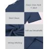 imageCOOFANDY Mens Crew Neck T Shirt Short Sleeve Casual Summer Basic Tee Muscle Slim Fit Workout TShirtNavy Blue