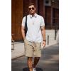 imageCOOFANDY Mens Crew Neck T Shirt Short Sleeve Casual Summer Basic Tee Muscle Slim Fit Workout TShirtWhite