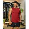 imageCOOFANDY Mens Workout Gym Tank Tops Dry Fit Pack Sleeveless Muscle Shirts Breathable Running TankBlackRed