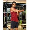 imageCOOFANDY Mens Workout Gym Tank Tops Dry Fit Pack Sleeveless Muscle Shirts Breathable Running TankBlackRed