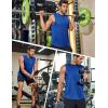 imageCOOFANDY Mens Workout Gym Tank Tops Dry Fit Pack Sleeveless Muscle Shirts Breathable Running TankBlueRed