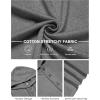 imageCOOFANDY Mens Workout Hooded Tank Tops Sleeveless Gym Hoodies Cotton Muscle Cut Off Shirt Bodybuilding Henley ShirtsDark Grey