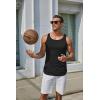 imageCOOFANDY Mens Workout Tank Tops 2 Pack Gym Muscle Sleeveless Shirt Casual Stringer Athletic Tee Shirts SummerBlack