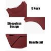 imageCOOFANDY Mens Workout Tank Tops 2 Pack Gym Muscle Sleeveless Shirt Casual Stringer Athletic Tee Shirts SummerBlack Wine Red