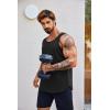 imageCOOFANDY Mens Workout Tank Tops 2 Pack Gym Muscle Sleeveless Shirt Casual Stringer Athletic Tee Shirts SummerBlacklight Grey