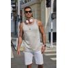 imageCOOFANDY Mens Workout Tank Tops 2 Pack Gym Muscle Sleeveless Shirt Casual Stringer Athletic Tee Shirts SummerBlacklight Grey