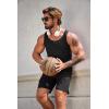 imageCOOFANDY Mens Workout Tank Tops 2 Pack Gym Muscle Sleeveless Shirt Casual Stringer Athletic Tee Shirts SummerBlacknavy