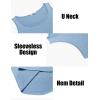 imageCOOFANDY Mens Workout Tank Tops 2 Pack Gym Muscle Sleeveless Shirt Casual Stringer Athletic Tee Shirts SummerDark Grey Light Blue
