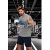 imageCOOFANDY Mens Workout Tank Tops Cotton 3 Pack Soft Muscle Shirt Sleeveless Classic T Shirts Gym Athletic TankBlackMedium Grey Wine Red