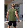 imageCOOFANDY Mens Workout Tank Tops Pack Dry Fit Sleeveless Muscle Gym Shirts Stretch Bodybuilding TeeArmy Green