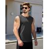 imageCOOFANDY Mens Workout Tank Tops Pack Dry Fit Sleeveless Muscle Gym Shirts Stretch Bodybuilding TeeBlack