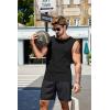 imageCOOFANDY Mens Workout Tank Tops Pack Dry Fit Sleeveless Muscle Gym Shirts Stretch Bodybuilding TeeBlackwhite