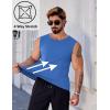 imageCOOFANDY Mens Workout Tank Tops Pack Dry Fit Sleeveless Muscle Gym Shirts Stretch Bodybuilding TeeBlue