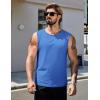 imageCOOFANDY Mens Workout Tank Tops Pack Dry Fit Sleeveless Muscle Gym Shirts Stretch Bodybuilding TeeBlue