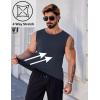 imageCOOFANDY Mens Workout Tank Tops Pack Dry Fit Sleeveless Muscle Gym Shirts Stretch Bodybuilding TeeNavy