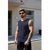 imageCOOFANDY Mens Workout Tank Tops Pack Dry Fit Sleeveless Muscle Gym Shirts Stretch Bodybuilding TeeNavy