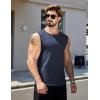 imageCOOFANDY Mens Workout Tank Tops Pack Dry Fit Sleeveless Muscle Gym Shirts Stretch Bodybuilding TeeNavylight Blue
