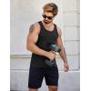 imageCOOFANDY Mens Workout Tank Tops Pack Dry Fit Sleeveless Running Shirts Gym Muscle Bodybuilding T ShirtsBlack