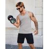 imageCOOFANDY Mens Workout Tank Tops Pack Dry Fit Sleeveless Running Shirts Gym Muscle Bodybuilding T ShirtsBlackArmy Green