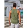 imageCOOFANDY Mens Workout Tank Tops Pack Dry Fit Sleeveless Running Shirts Gym Muscle Bodybuilding T ShirtsBlackArmy Green